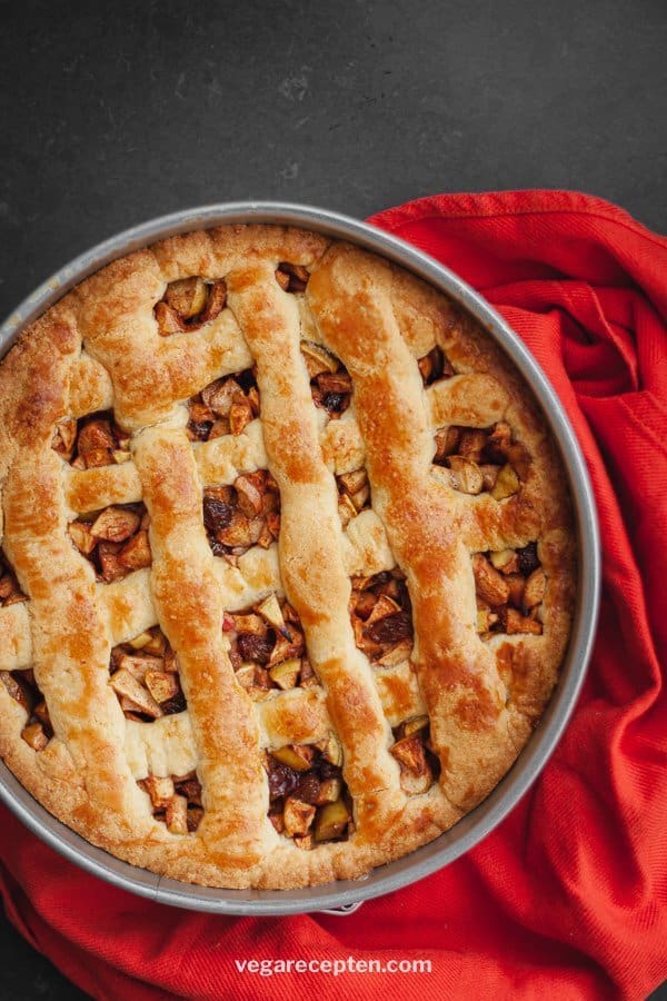 Grandma's apple pie without egg recipe