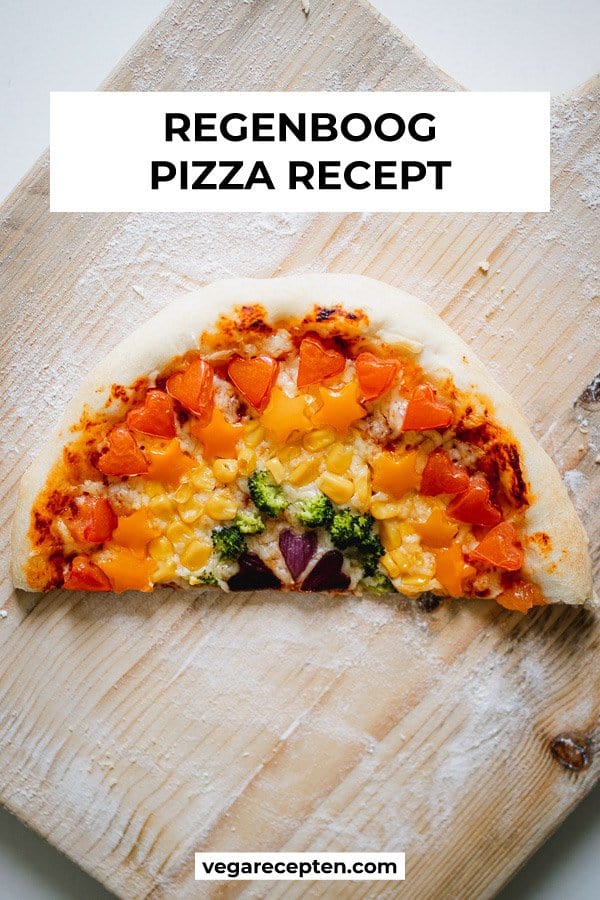 regenboog pizza recept