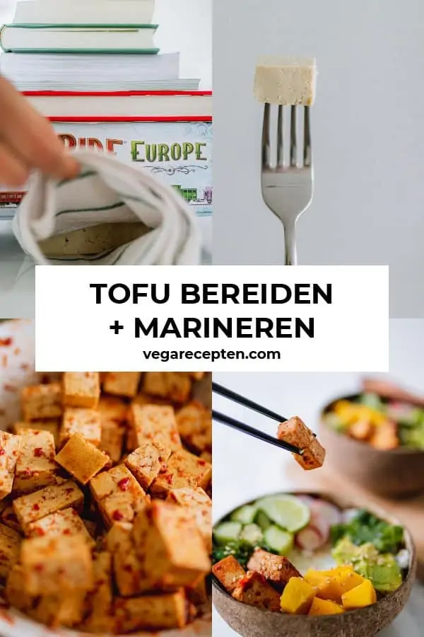 tofu bereiden en tofu marineren
