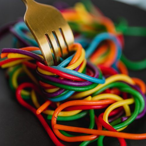 How to make rainbow pasta recipe