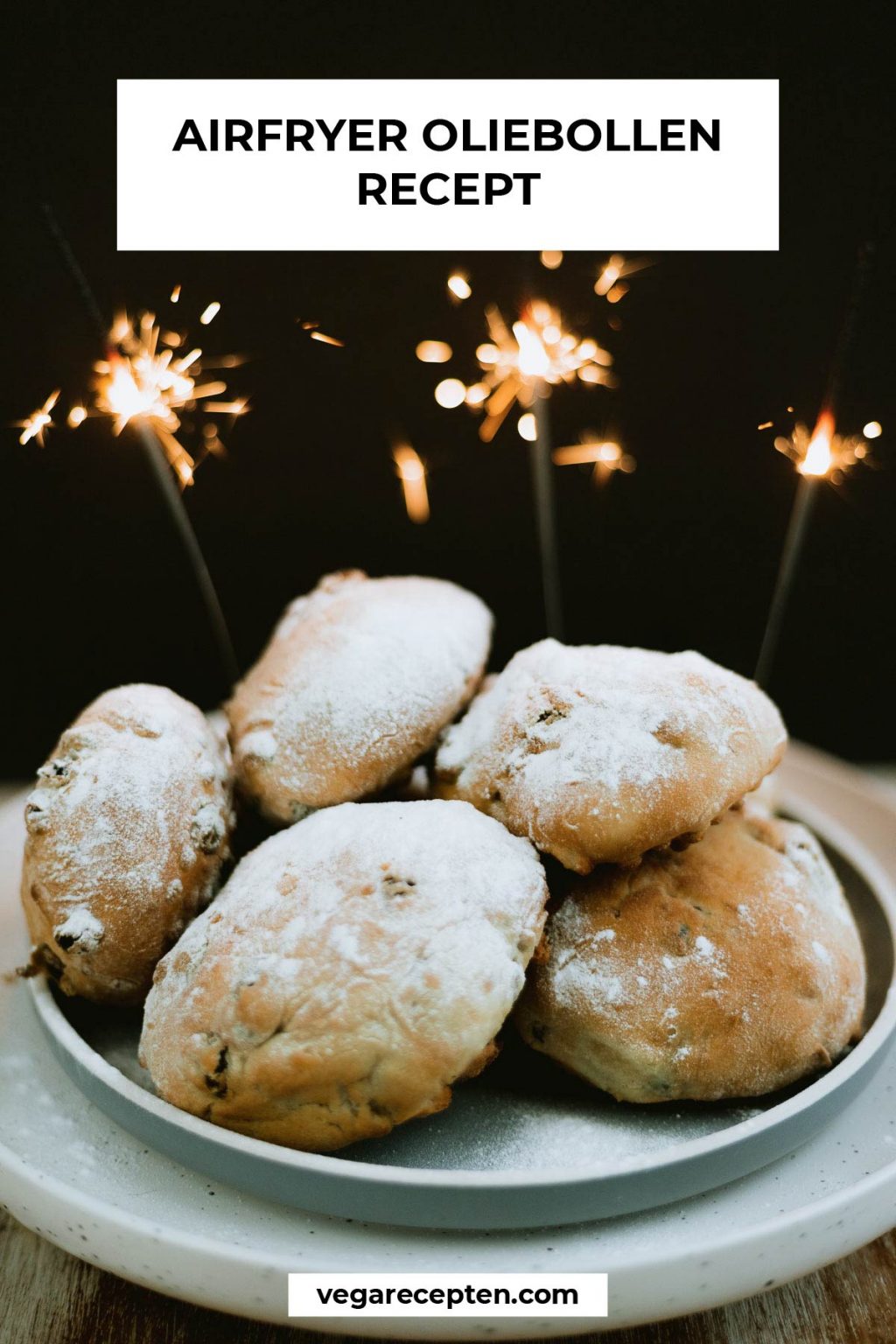 Airbollen airfryer oliebollen recept Vega Recepten