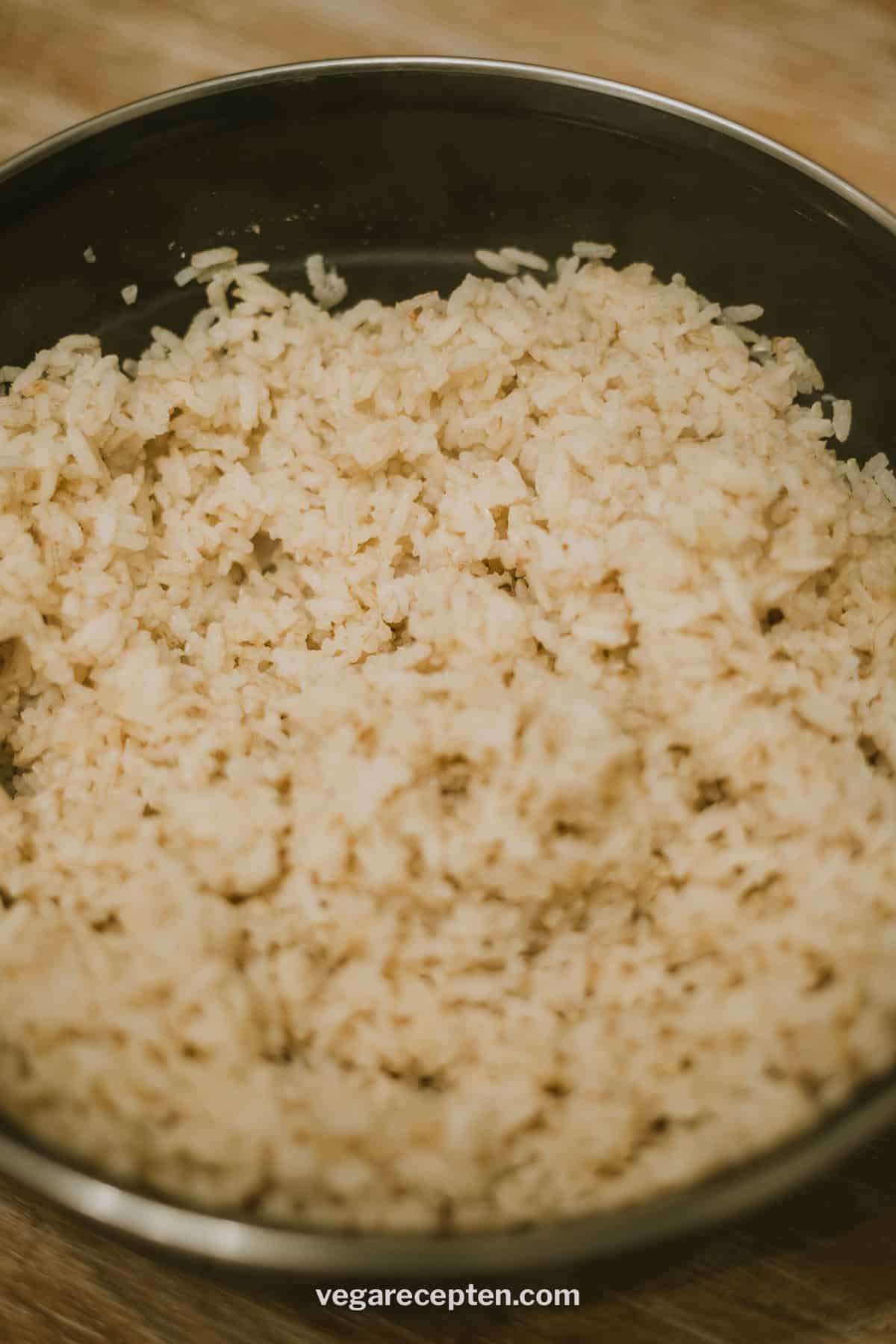 Rijst koken pan