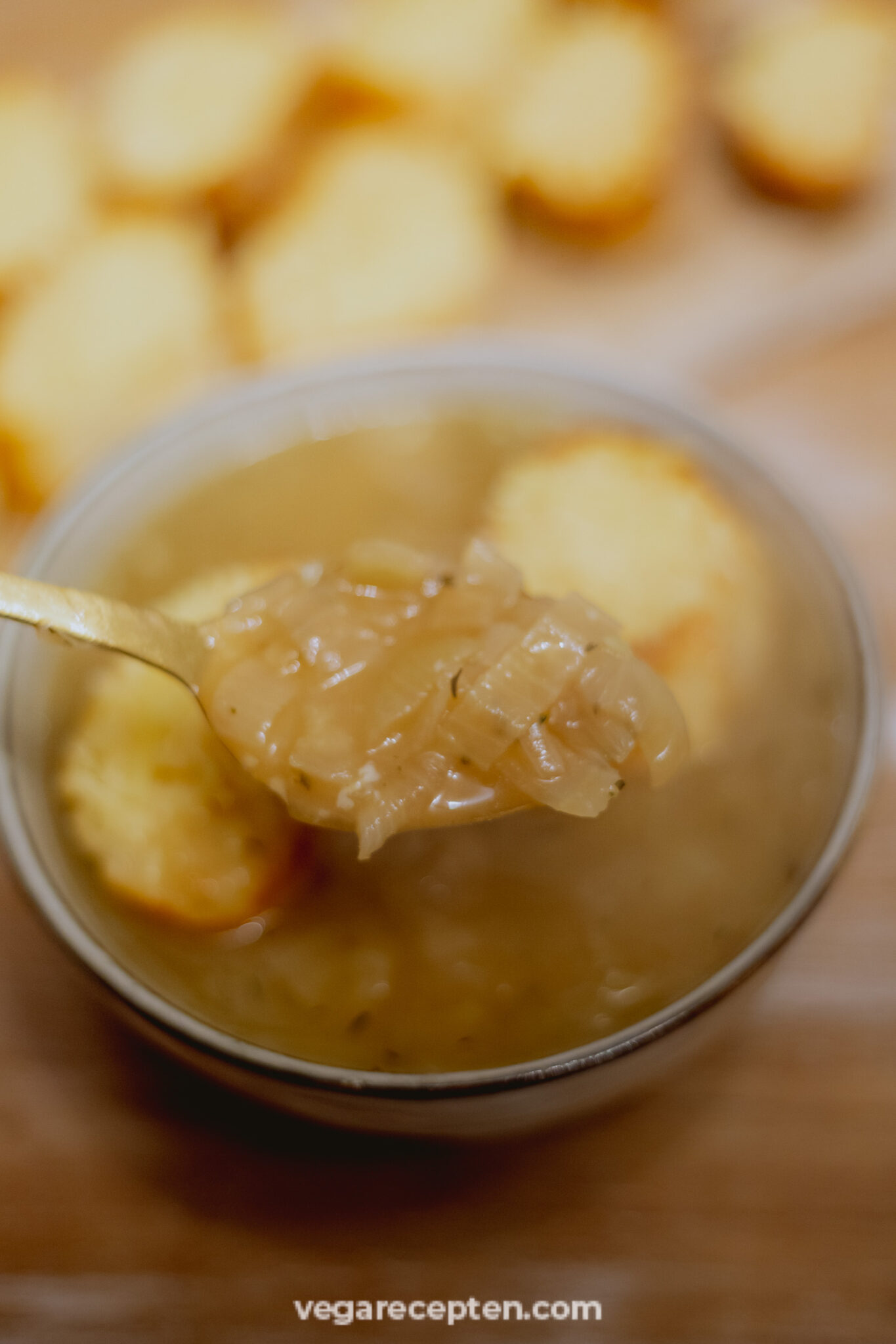 Franse uiensoep | De Hippe Vegetariër